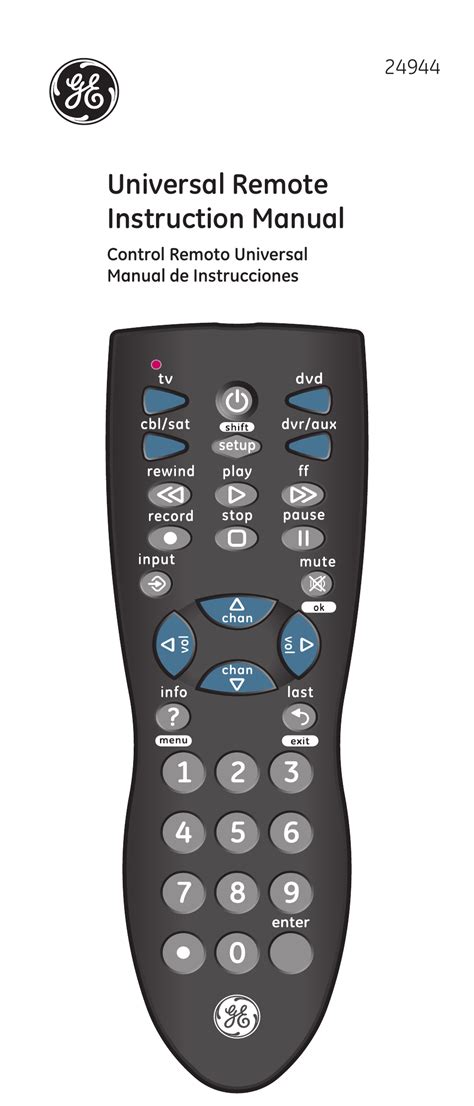 ge rc24914 e universal remote control manual pdf manual